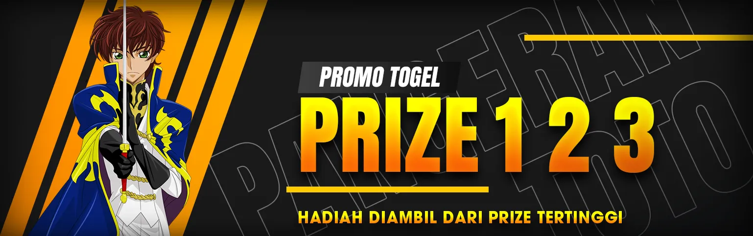 PROMO BONUS PRIZE 1 2 3